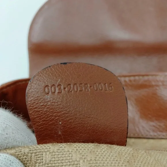 Gucci Brown Leather Backpack with Bamboo Handle - Picture 9 of 9